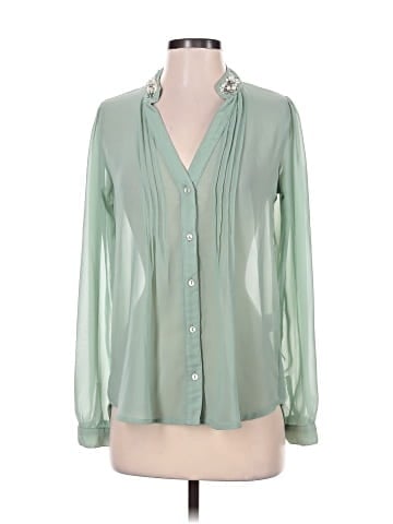 Bar III Long Sleeve Blouse (view 1)