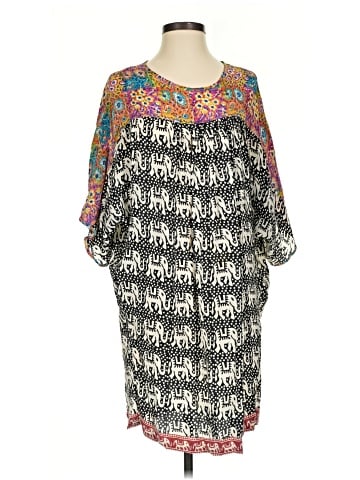 Tolani 3/4 Sleeve Silk Top (view 1)