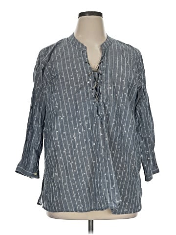 Johnny Was Long Sleeve Henley (view 1)