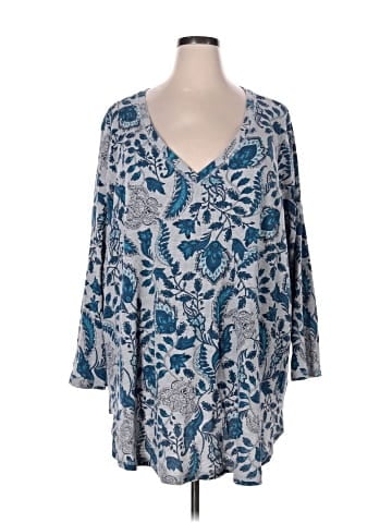 Roaman's 3/4 Sleeve Blouse (view 1)