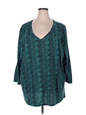 Roaman's 3/4 Sleeve Blouse (view 1)