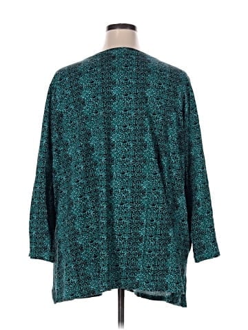 Roaman's 3/4 Sleeve Blouse (view 2)