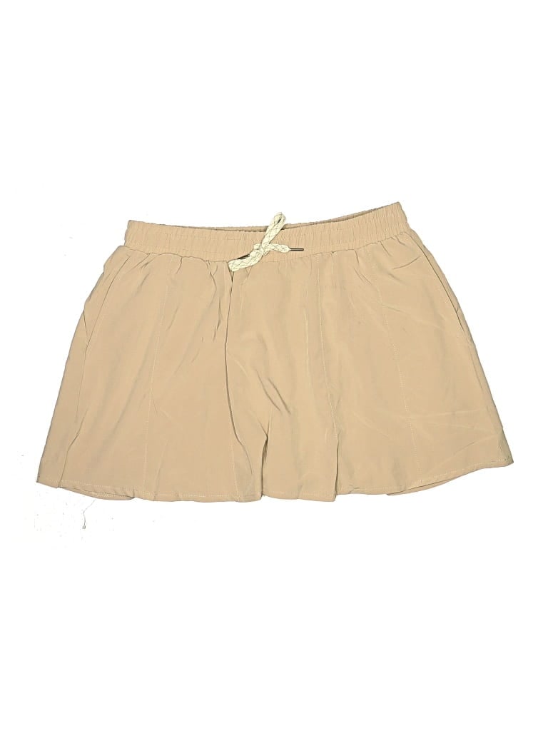 Pre-owned Zobha Active Skort In Tan