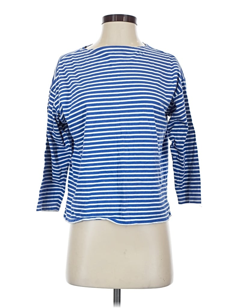 Pre-owned Ayr 3/4 Sleeve T-shirt In Blue