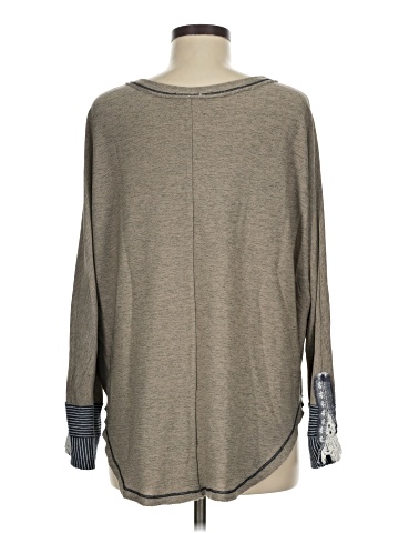Hem & Thread Long Sleeve Top (view 2)