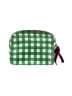 Unbranded Checkered-gingham Green Makeup Bag One size - photo 2