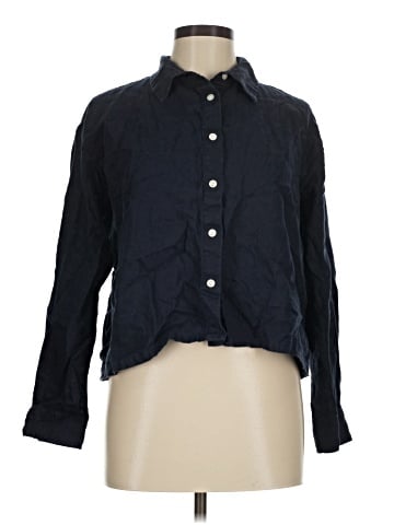 Ann Taylor Long Sleeve Button-Down Shirt (view 1)