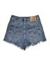 Levi's 100% Cotton Blue Denim Shorts Size 26 waist - photo 2