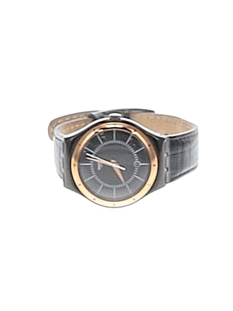 Pre-owned Swatch Watch In Black