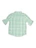 OshKosh B'gosh Plaid Green Long Sleeve Button-Down Shirt Size 3T - photo 2