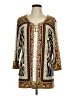 JM Collection Gold 3/4 Sleeve Blouse Size L - photo 1