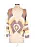 Love Tree 100% Acrylic Stripes Tan Pullover Sweater Size S - photo 2