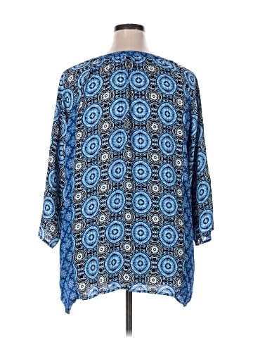 Notations 3/4 Sleeve Blouse (view 2)