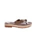 Donald J Pliner Brown Flip Flops Size 9 1/2 - photo 1