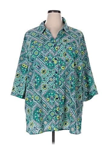 Catherines 3/4 Sleeve Blouse (view 1)