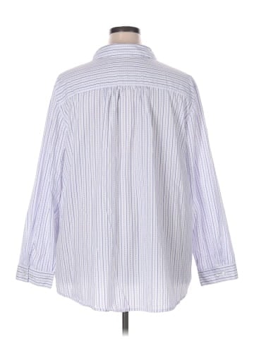 Roaman's Long Sleeve Button-Down Shirt (view 2)