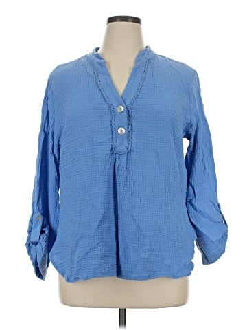 Ruby Rd. 3/4 Sleeve Blouse (view 1)
