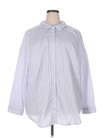 Roaman's Long Sleeve Button-Down Shirt (view 1)
