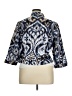Chico's Print Blue Jacket Size XL (3) - photo 2