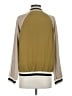 Mystree 100% Polyester Color Block Gold Green Track Jacket Size S - photo 2
