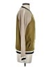 Mystree 100% Polyester Color Block Gold Green Track Jacket Size S - photo 4