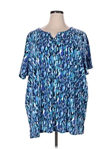 Roaman's Short Sleeve Blouse (view 1)