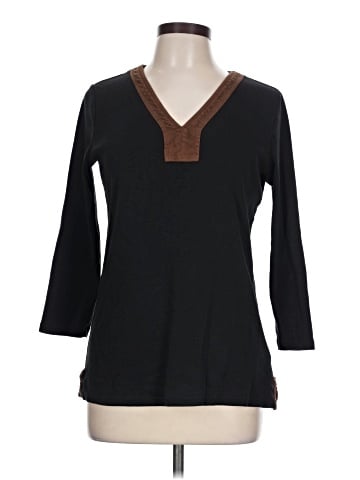 Lauren by Ralph Lauren 3/4 Sleeve T-Shirt (view 1)
