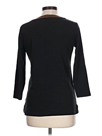 Lauren by Ralph Lauren 3/4 Sleeve T-Shirt (view 2)