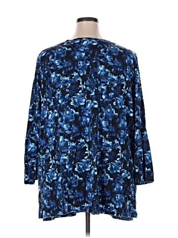 Roaman's 3/4 Sleeve Blouse (view 2)