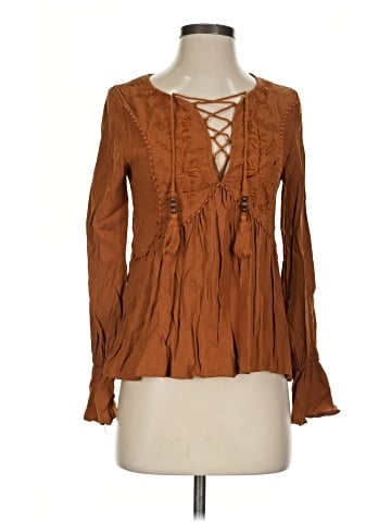 Altar'd State Long Sleeve Blouse (view 1)