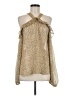 Easel 100% Polyester Gold Sleeveless Blouse Size M - photo 1