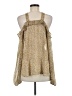 Easel 100% Polyester Gold Sleeveless Blouse Size M - photo 2