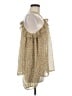 Easel 100% Polyester Gold Sleeveless Blouse Size M - photo 4