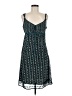 Esprit 100% Polyester Print Teal Casual Dress Size 8 - photo 1