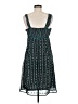 Esprit 100% Polyester Print Teal Casual Dress Size 8 - photo 2