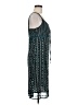 Esprit 100% Polyester Print Teal Casual Dress Size 8 - photo 4