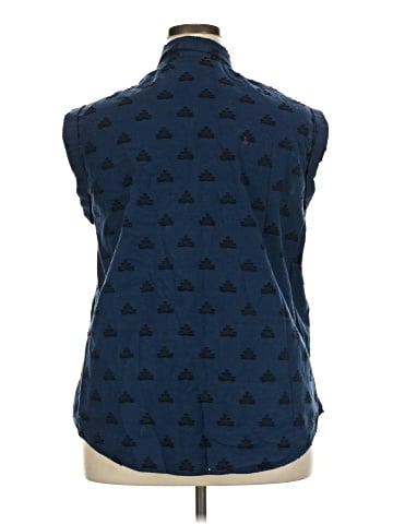 Lou & Grey Sleeveless Button-Down Shirt (view 2)