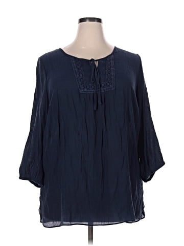 Cj Banks 3/4 Sleeve Blouse (view 1)