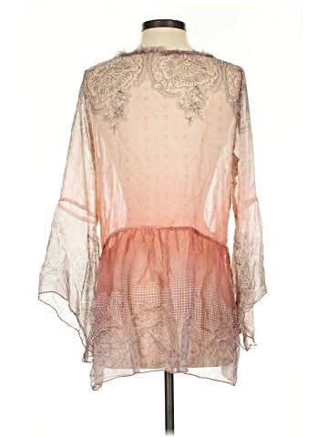 Sundance 3/4 Sleeve Silk Top (view 2)