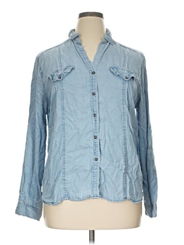 Holding Horses Long Sleeve Button-Down Shirt (view 1)