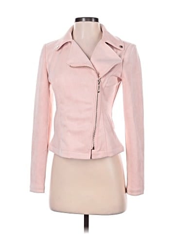 White House Black Market Faux Leather Jacket (view 1)