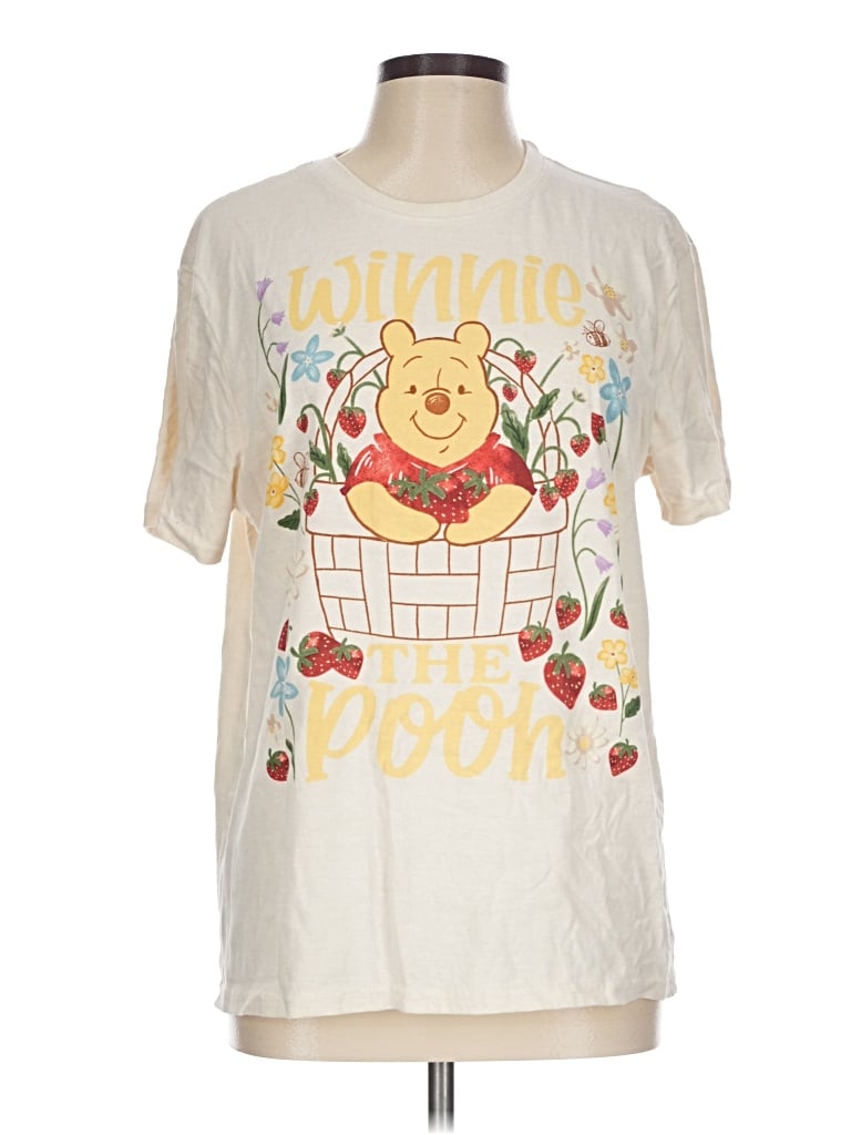 Pre-owned Disney Short Sleeve T-shirt In Ivory