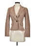 Bebe Tweed Brown Wool Blazer Size 2 - photo 1