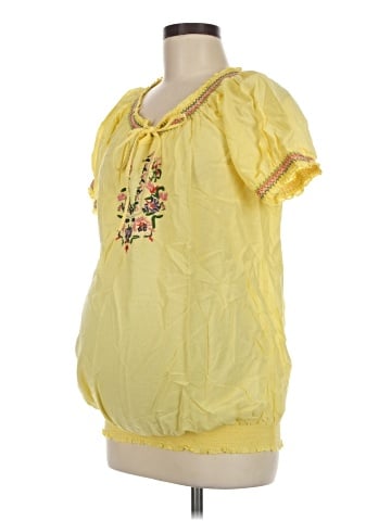 Motherhood Short Sleeve Blouse (view 1)