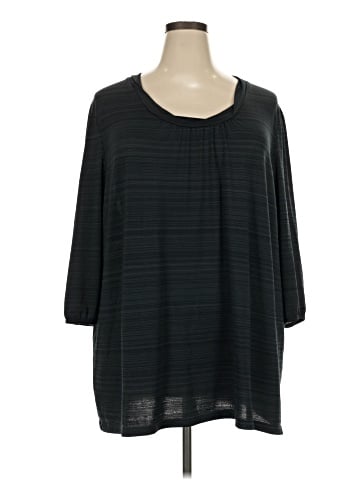 Just My Size 3/4 Sleeve Top (view 1)