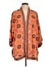 Max Studio 100% Polyester Orange Kimono Size L - photo 1