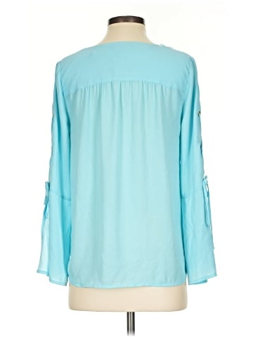 Kaari Blue Long Sleeve Blouse (view 2)