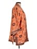 Max Studio 100% Polyester Orange Kimono Size L - photo 4