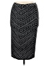 Matty M Chevron-herringbone Black Formal Skirt Size XL - photo 1