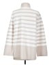 Cos 100% Cotton Stripes Ivory Turtleneck Sweater Size S - photo 2